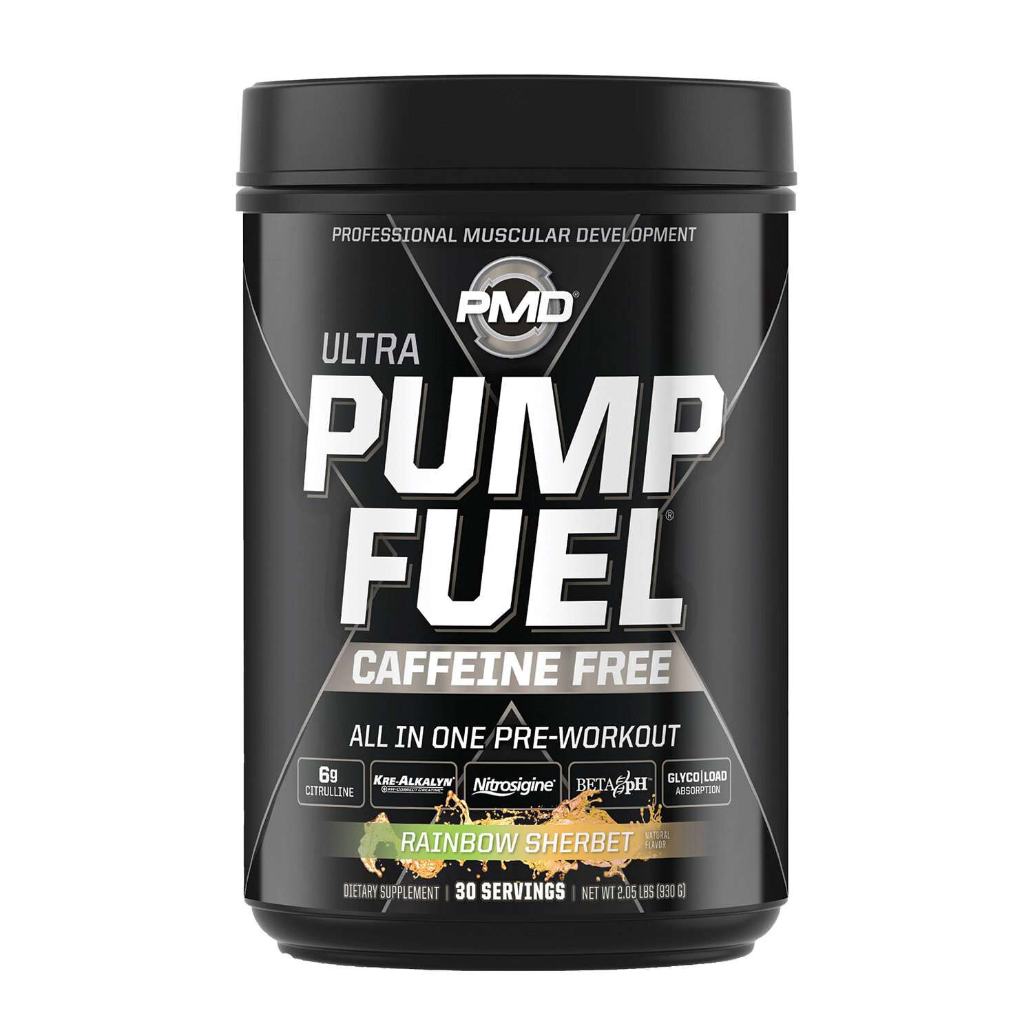 Ultra Pump Fuel&reg; Caffeine Free - Rainbow Sherbet(30 Servings)  | GNC